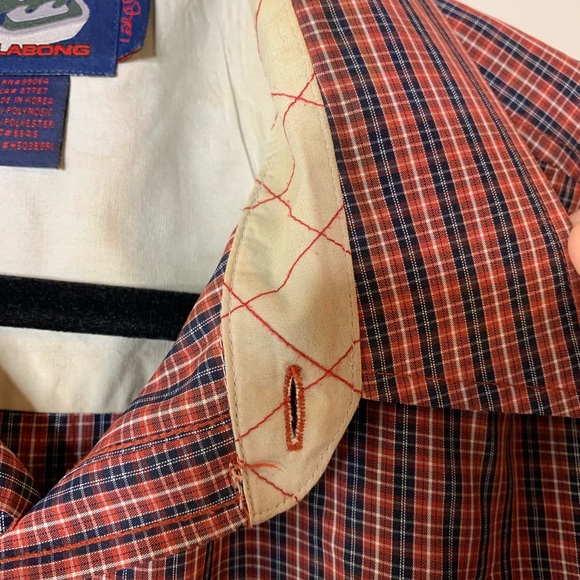 Men’s Billabong Plaid Camp Shirt - Picture 7 of 14